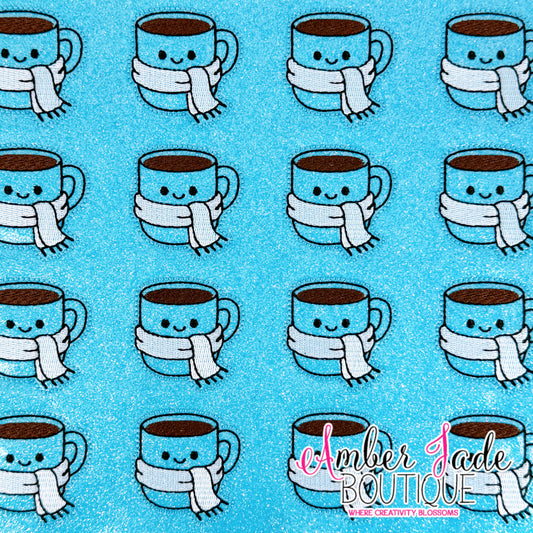 Cofee Cup - WINTER - White Scarf