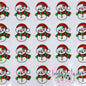Snowman Christmas Holly