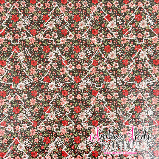 *LIMITED* Christmas Tree - Retro Christmas Floral 25