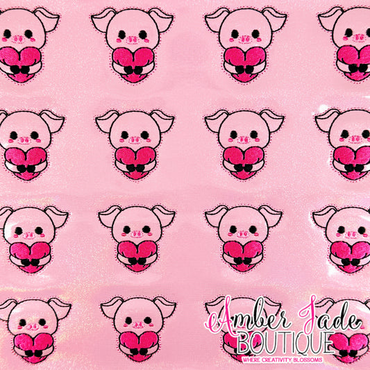 Hug Heart - Pig