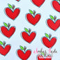 Abstract Sketch Apple