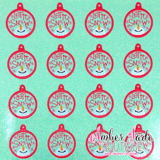 Let It Snow Ornament - MINT