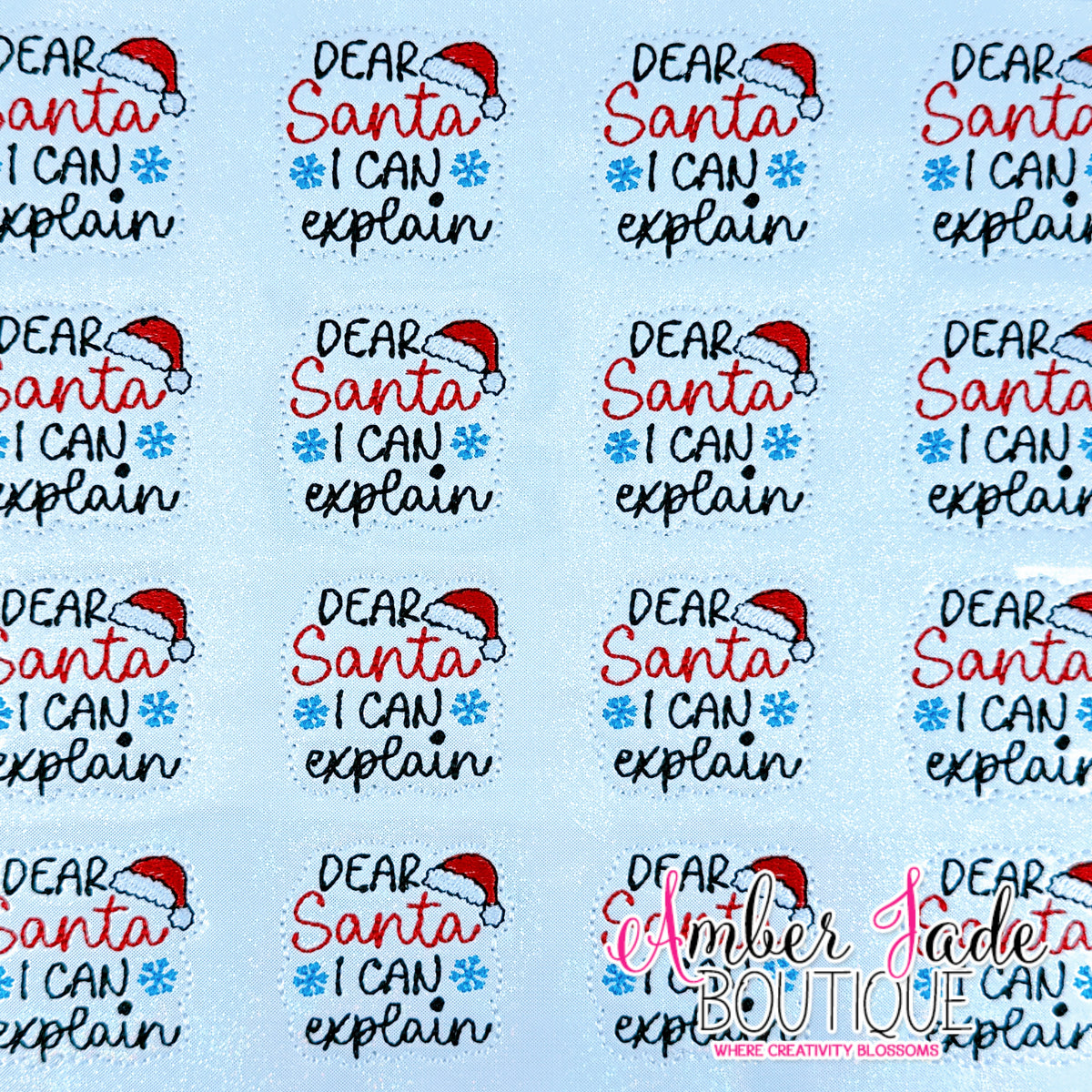 Dear Santa I Can Explain - WHITE