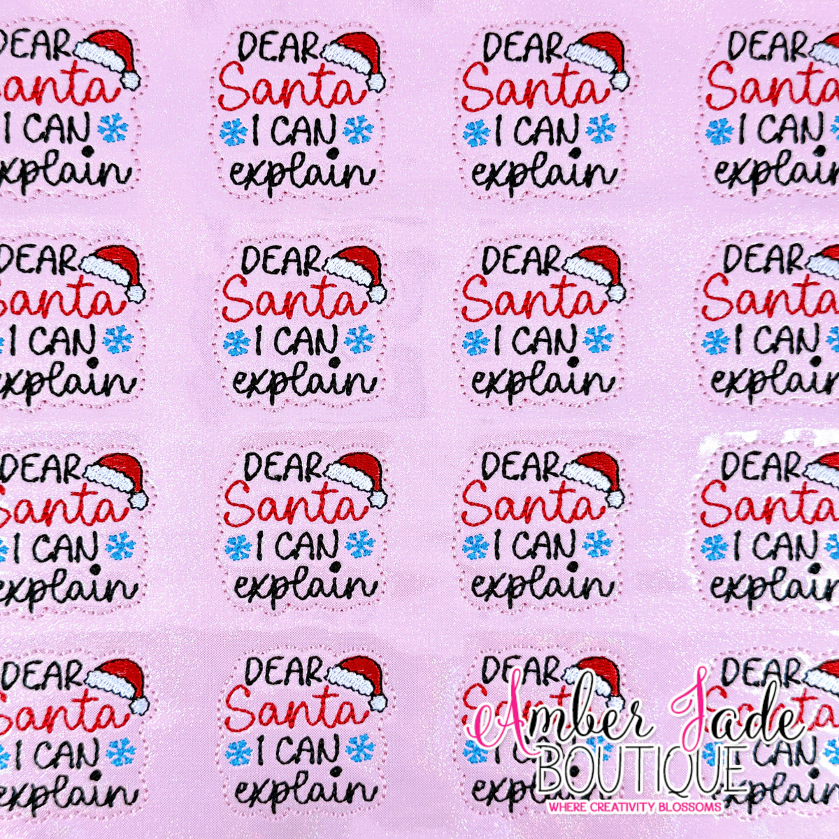 Dear Santa I Can Explain - PINK