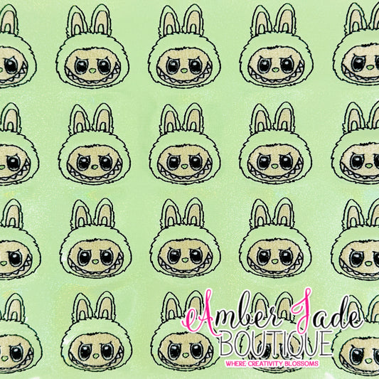 Labubu Face - GREEN