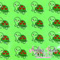 Valentine's Day Turtle - GREEN