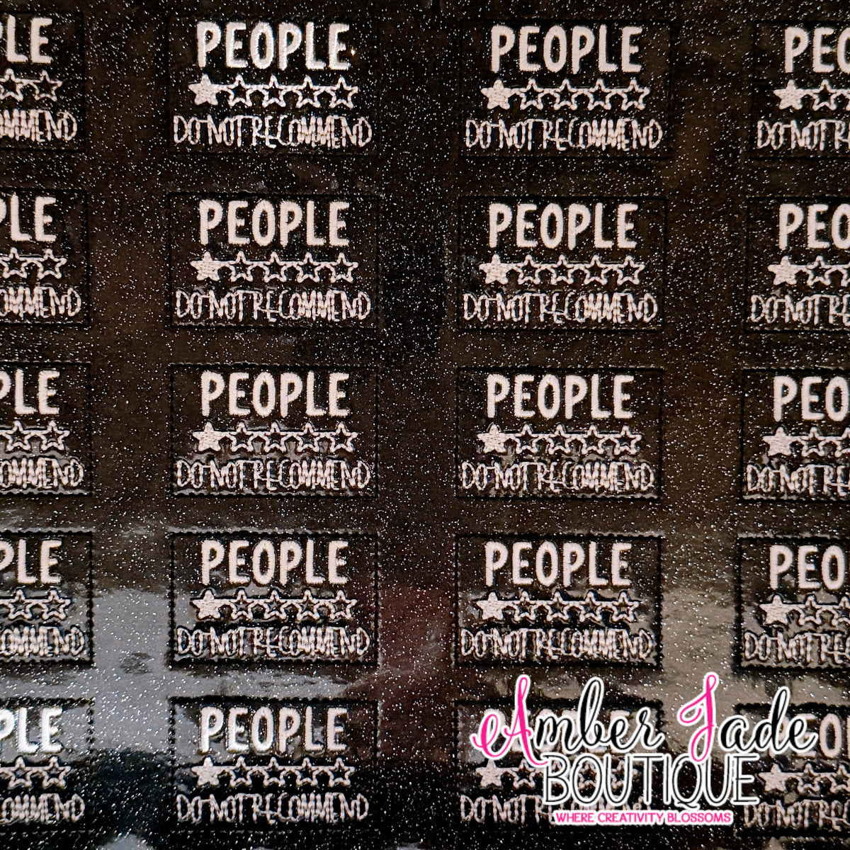 PEOPLE - Do Not Recommend