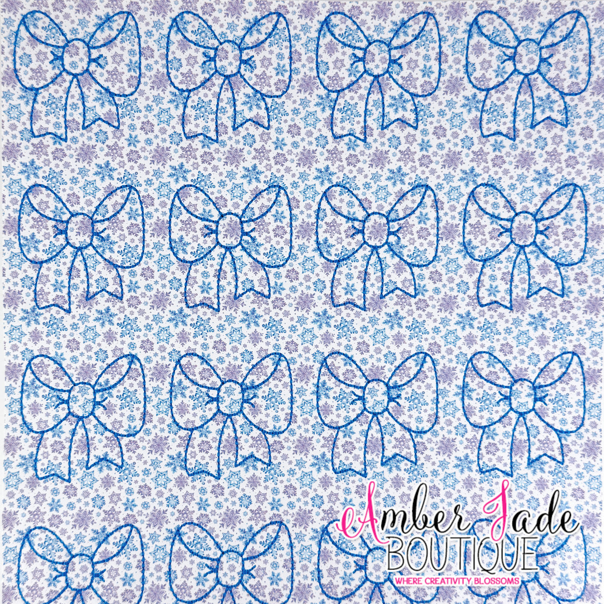 *LIMITED* Baby Bow Snowflakes