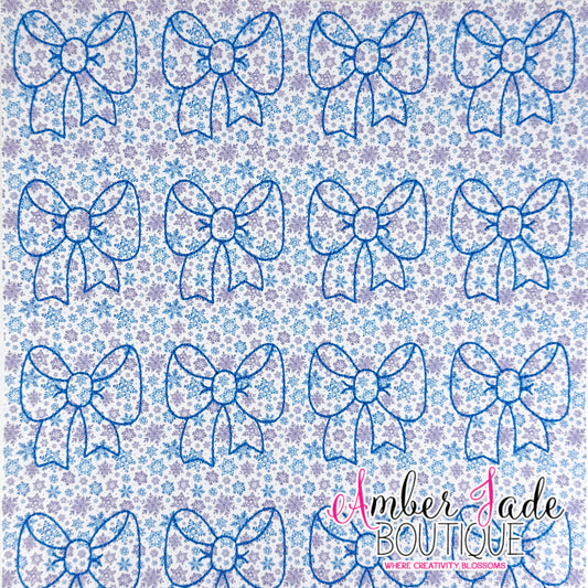 *LIMITED* Baby Bow Snowflakes