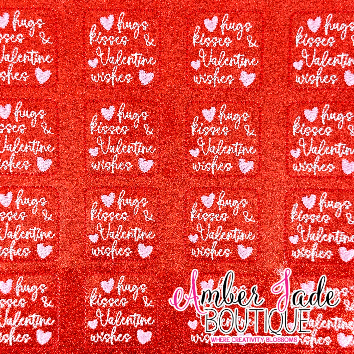 Hugs Kisses & Valentine Wishes #2 - RED