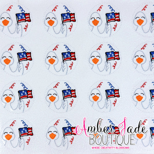 Patriotic Goose Flag