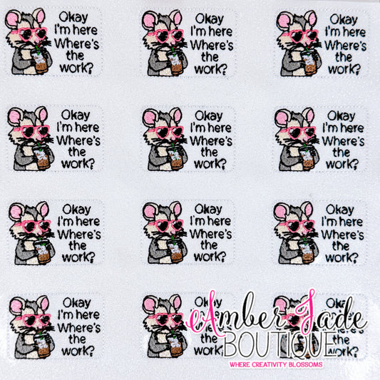 Where's the work? - Opossum Iced Coffee (Set of 3)