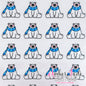 Christmas Bear - Blue Scarf