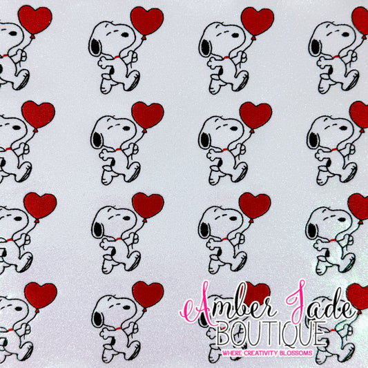Snoopy Heart Balloon