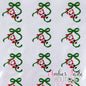 Santa Bow Coquette - GREEN BOW