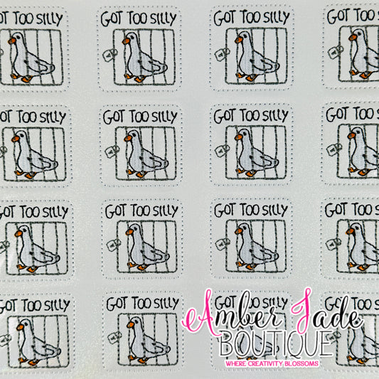 Goose - Got Too Silly - WHITE