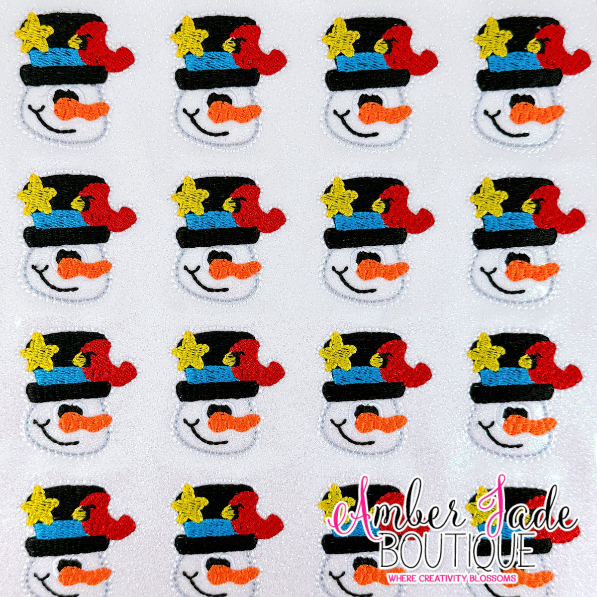 Snowman Warm Wishes Cardinal