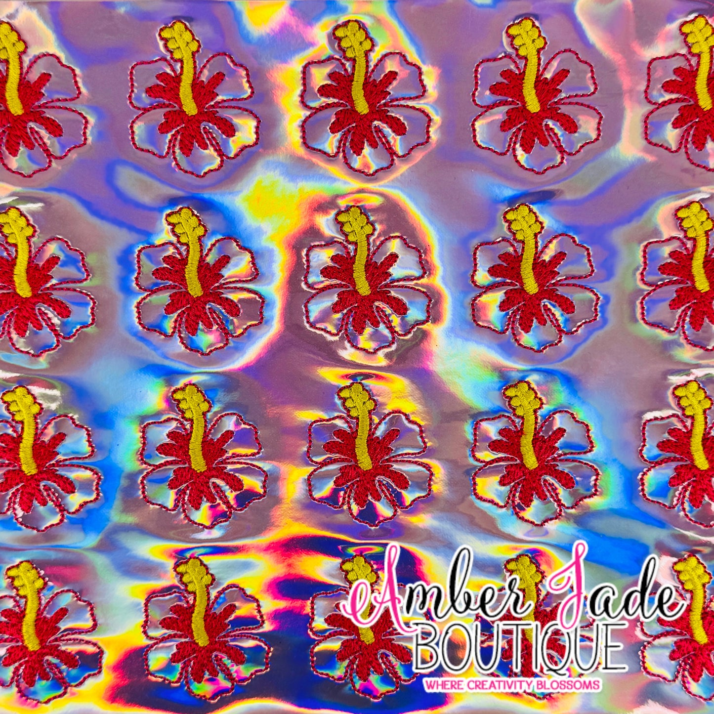 Hibiscus - Holographic Pink