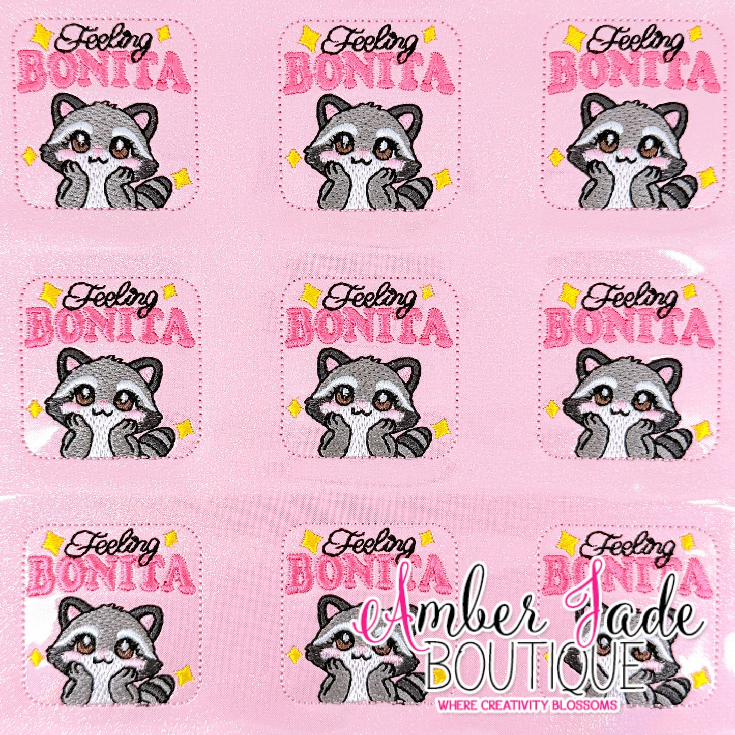 Feeling Bonita - Raccoon (Set of 3)