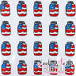 Patriotic Mason Jar