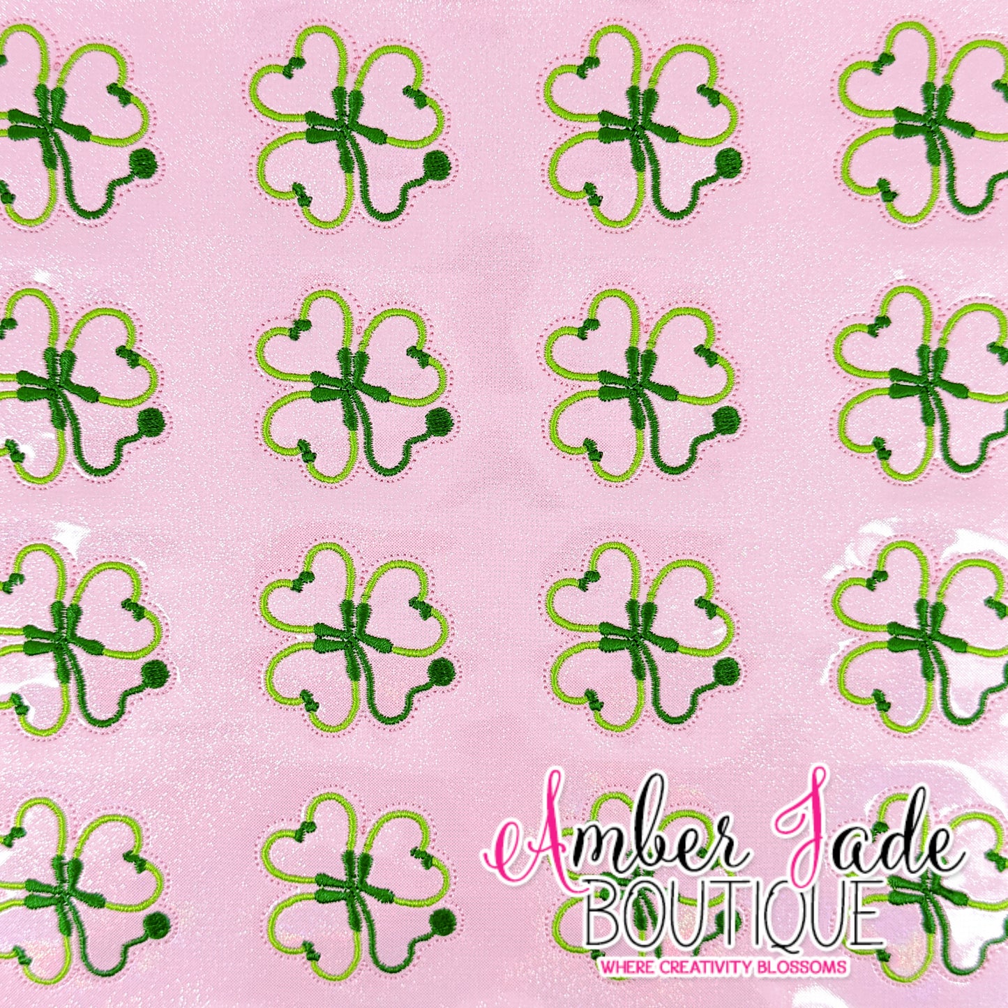 Shamrock Stethoscope #2 - PINK