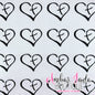 Heart Cross - WHITE