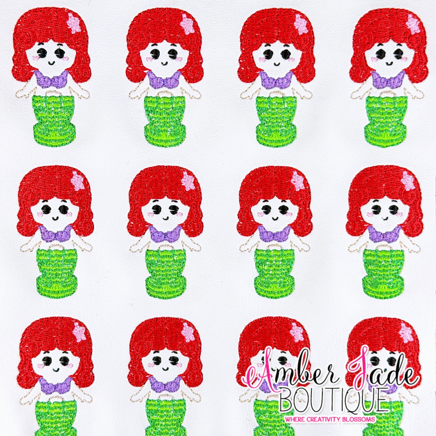 Polly Pocket 5 - Mermaid - Red & Green