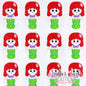 Polly Pocket 5 - Mermaid - Red & Green