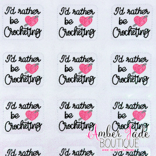 I'd rather be crocheting