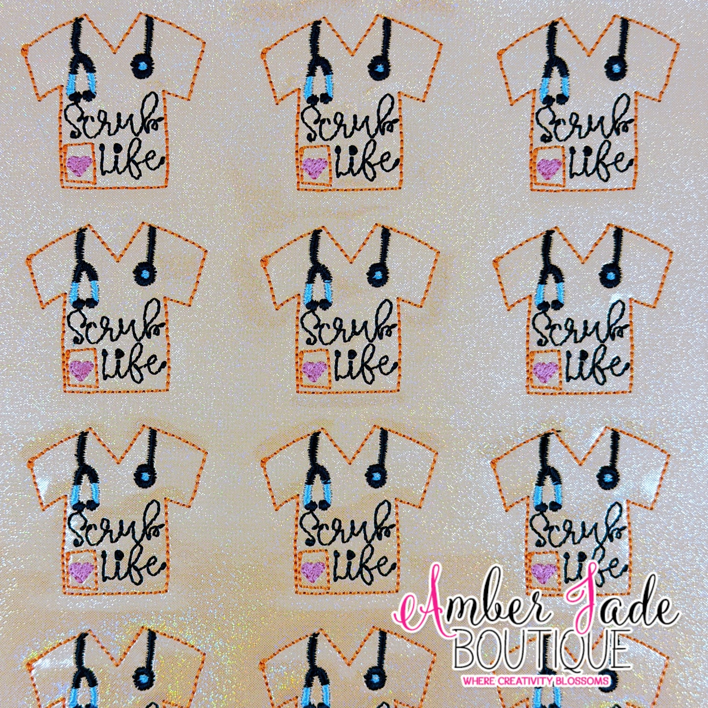Scrub Life - Pastel Orange