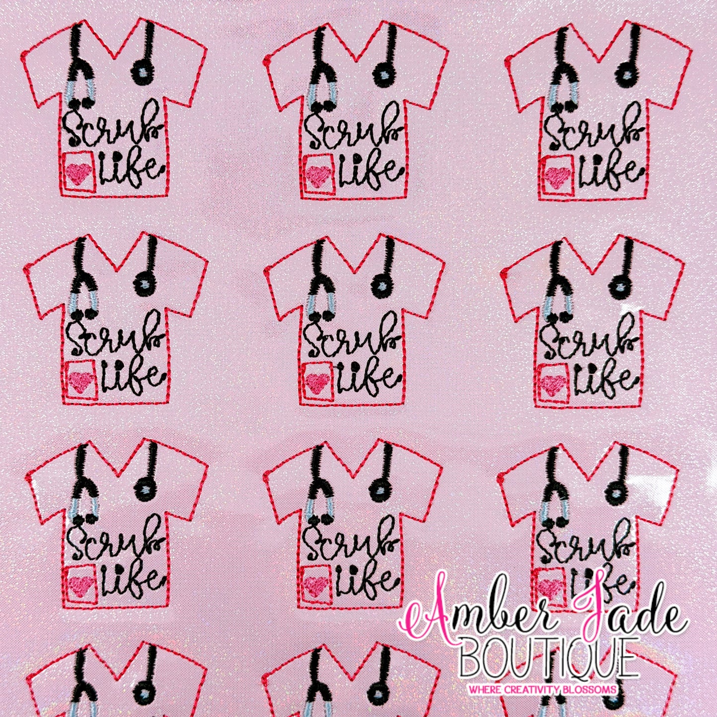 Scrub Life - Pastel Pink