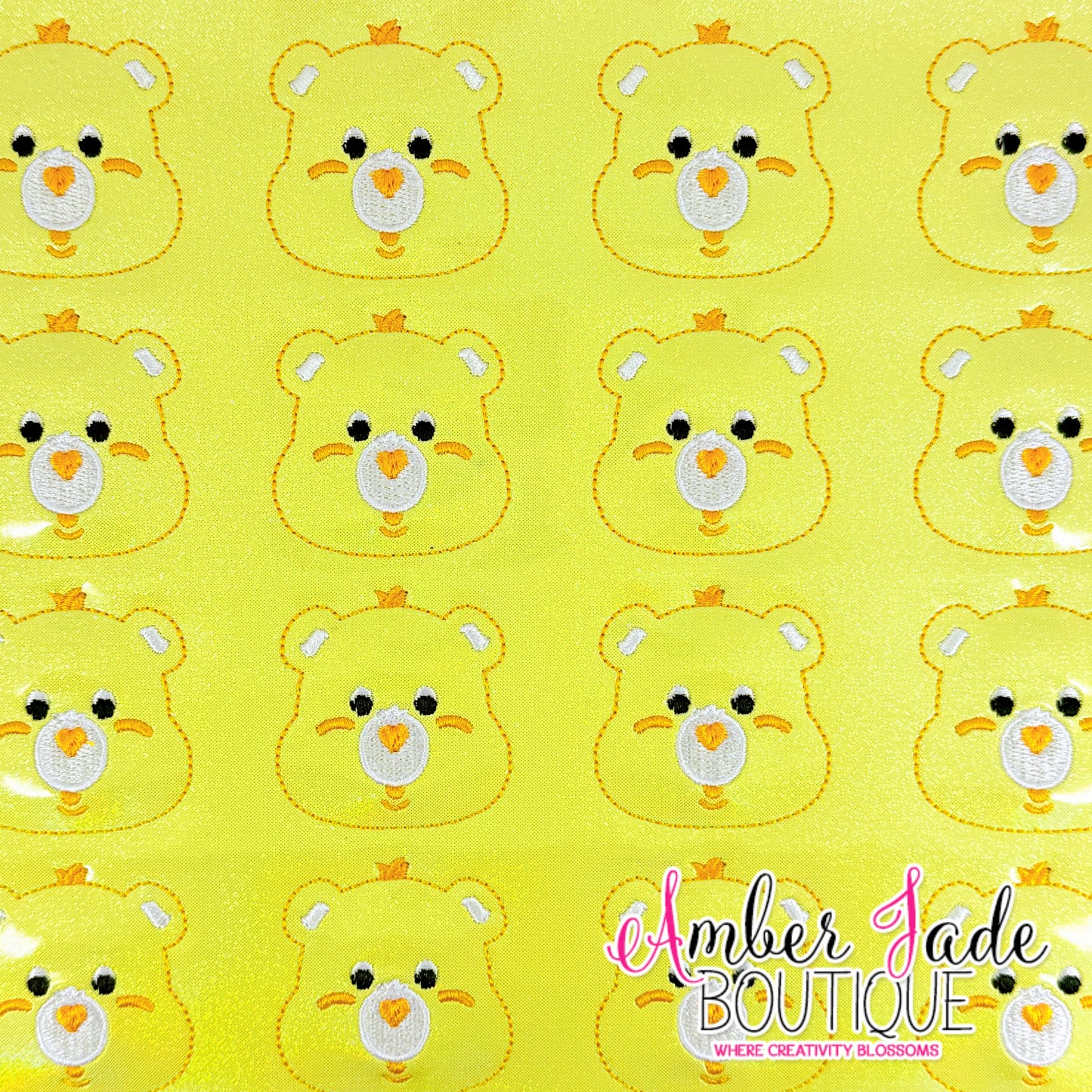 Care Bear Face - YELLOW