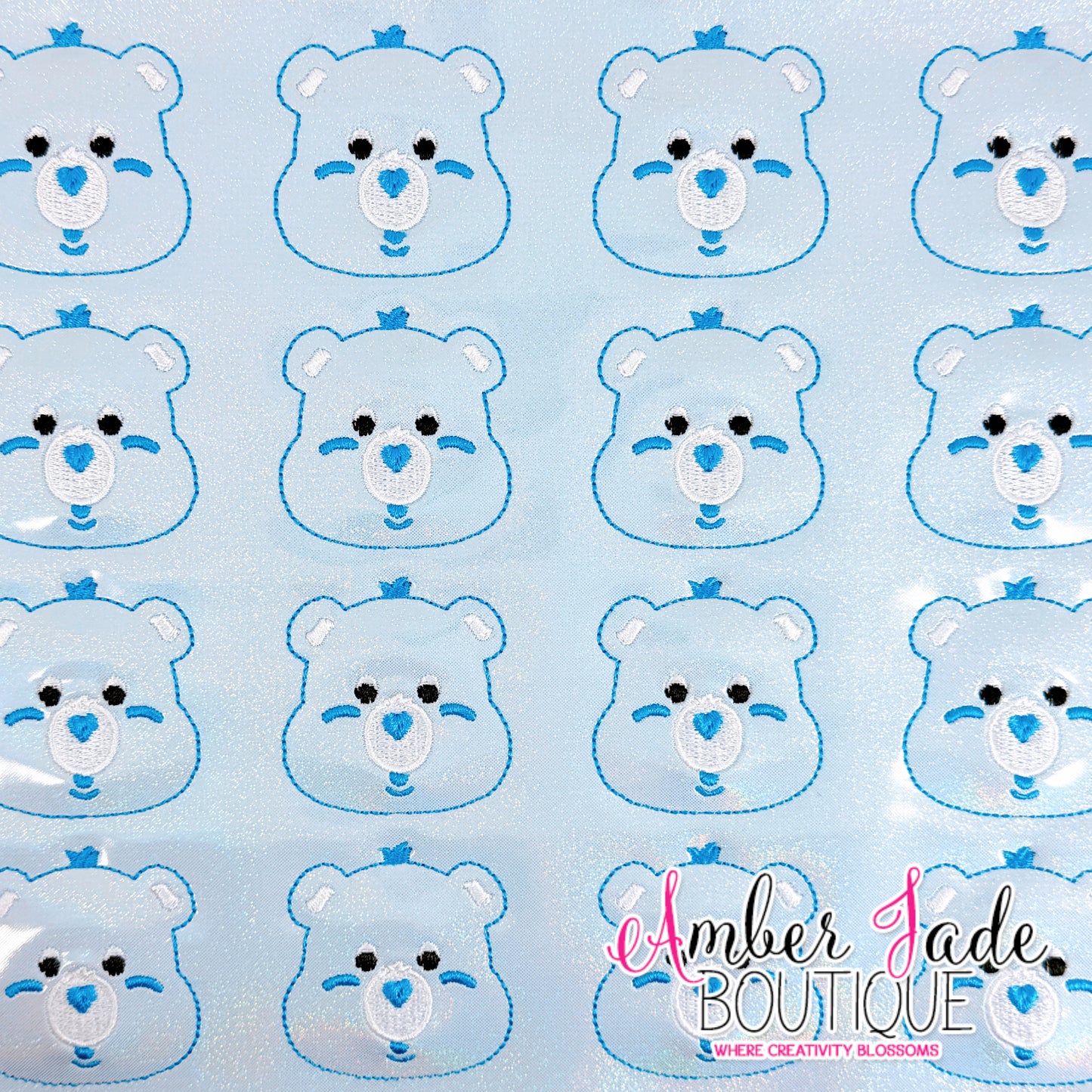 Care Bear Face - BLUE