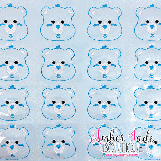 Care Bear Face - BLUE