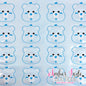 Care Bear Face - BLUE