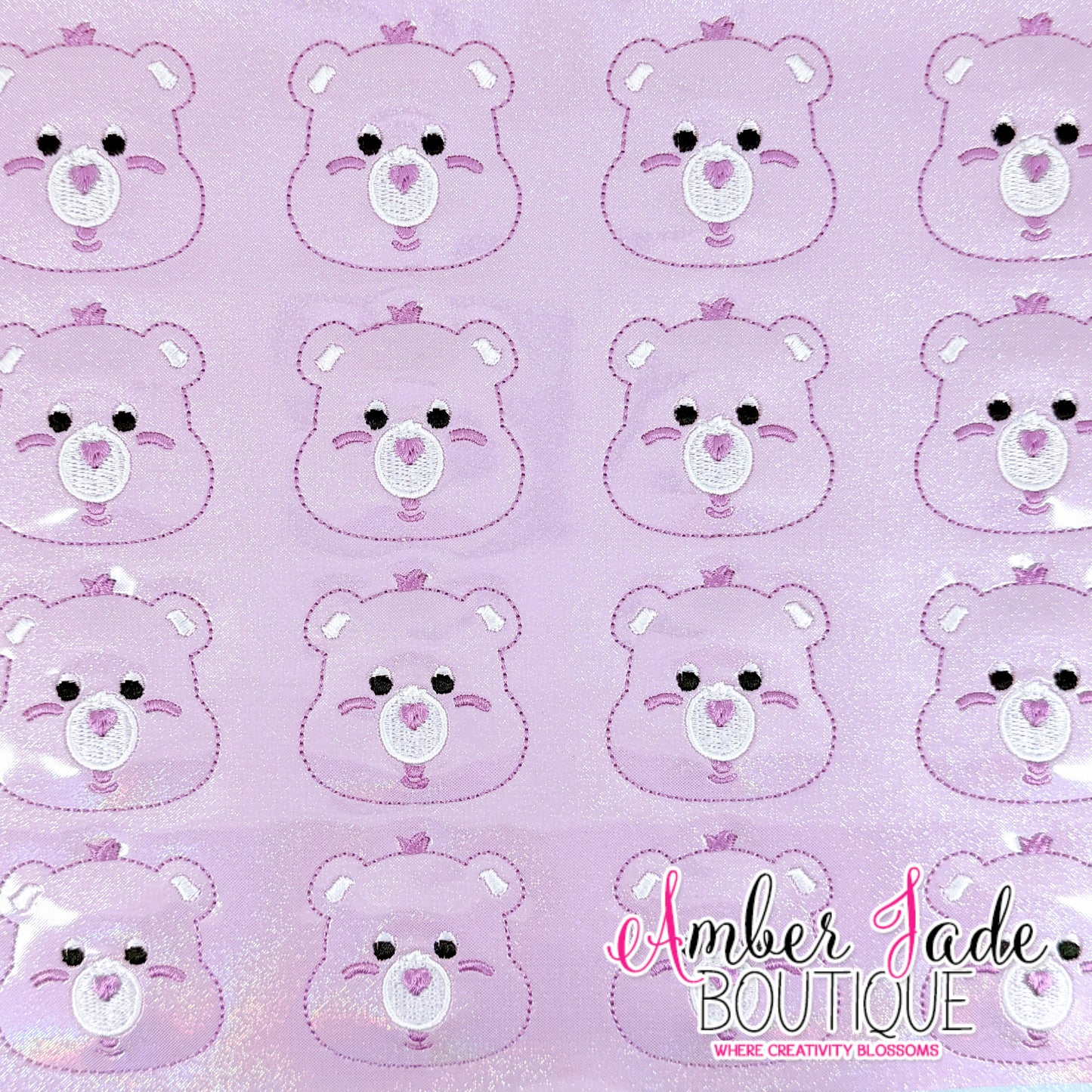 Care Bear Face - PURPLE