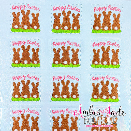 Hoppy Easter Trio - Brown Bunnies