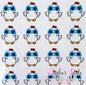 Chicken with Glasses - Blue Glasses