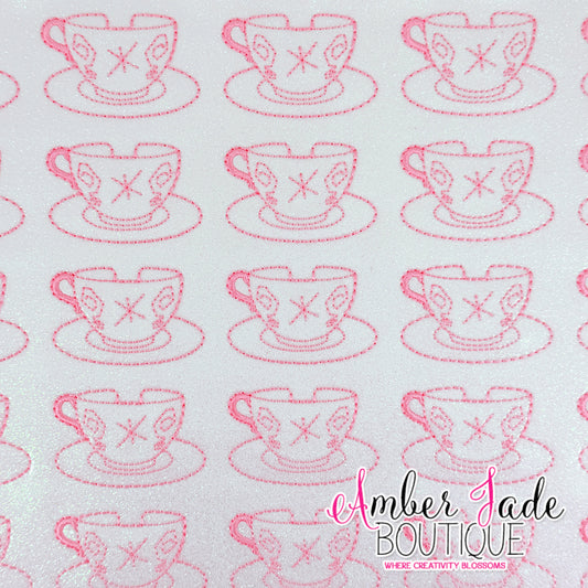 Teacup Ride - White & Pink