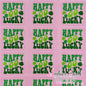Happy Go Lucky - Retro Square