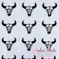 Cow Skull - Black