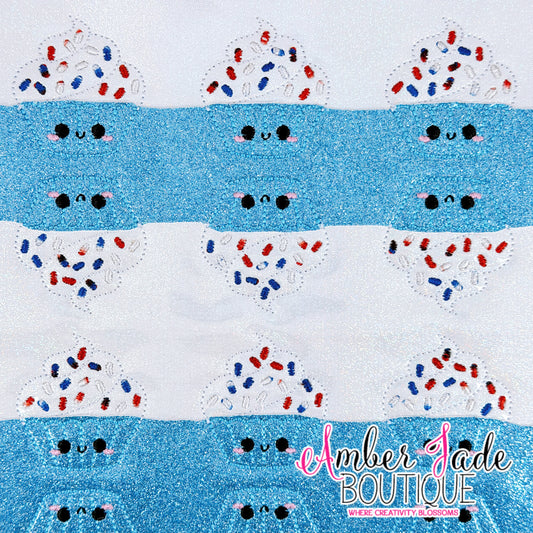 Kawaii Cupcake - Patriotic