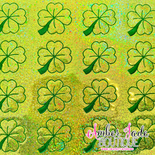 Glitter Confetti Four Leaf Clover 3