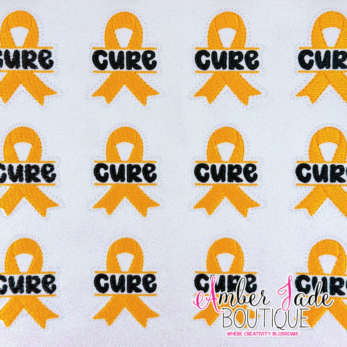 CURE Awareness Ribbon - YELLOW GOLD