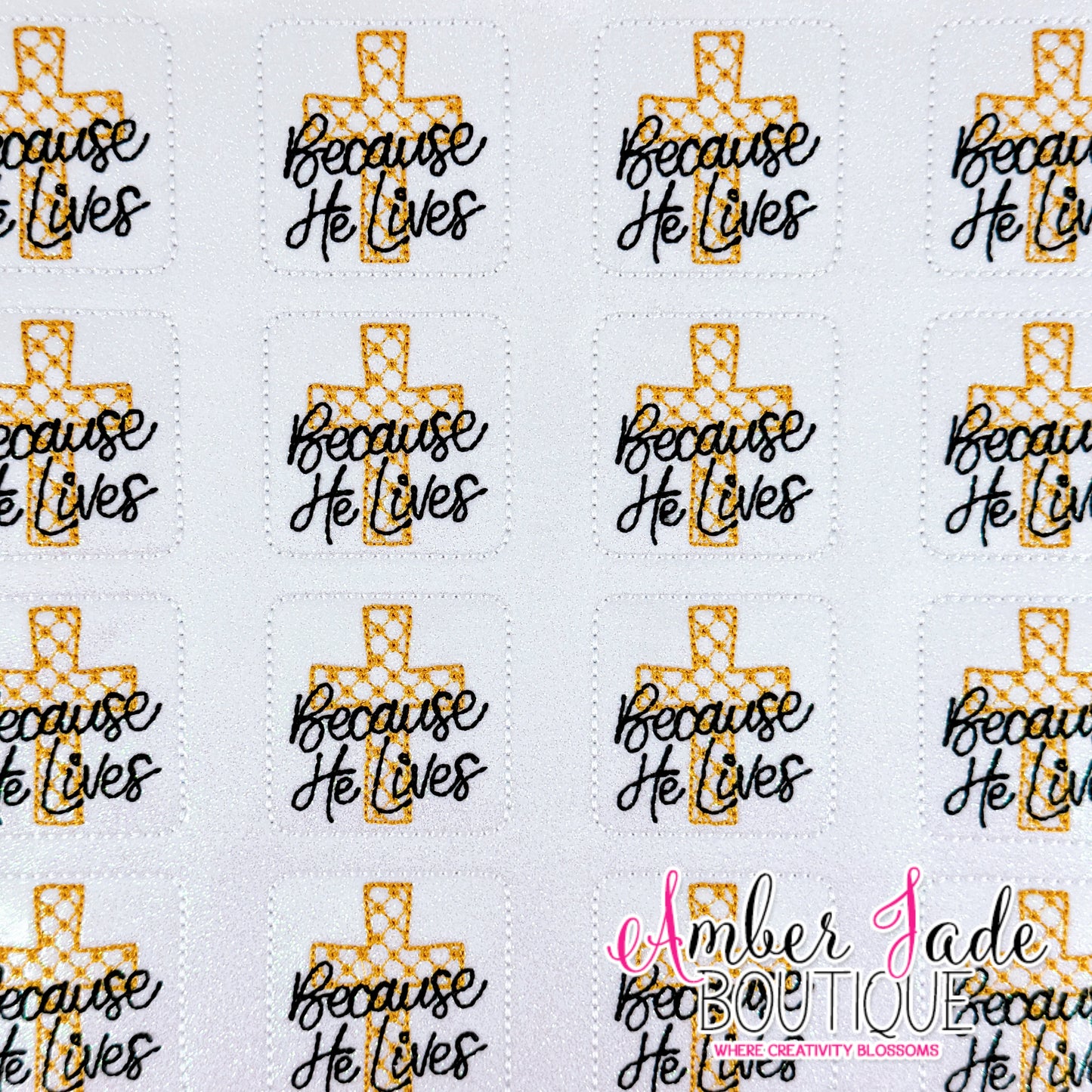 Because He Lives - GOLD CROSS