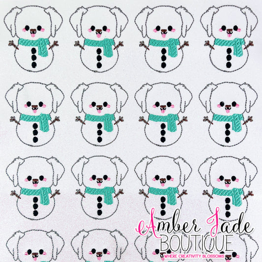 Kawaii Snowman Dog
