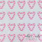 Candy Cane Heart - PINK