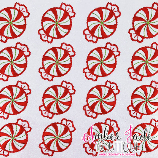 Peppermint - Red & Green