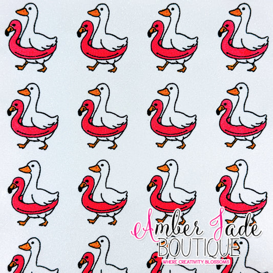 Silly Goose Flamingo Float
