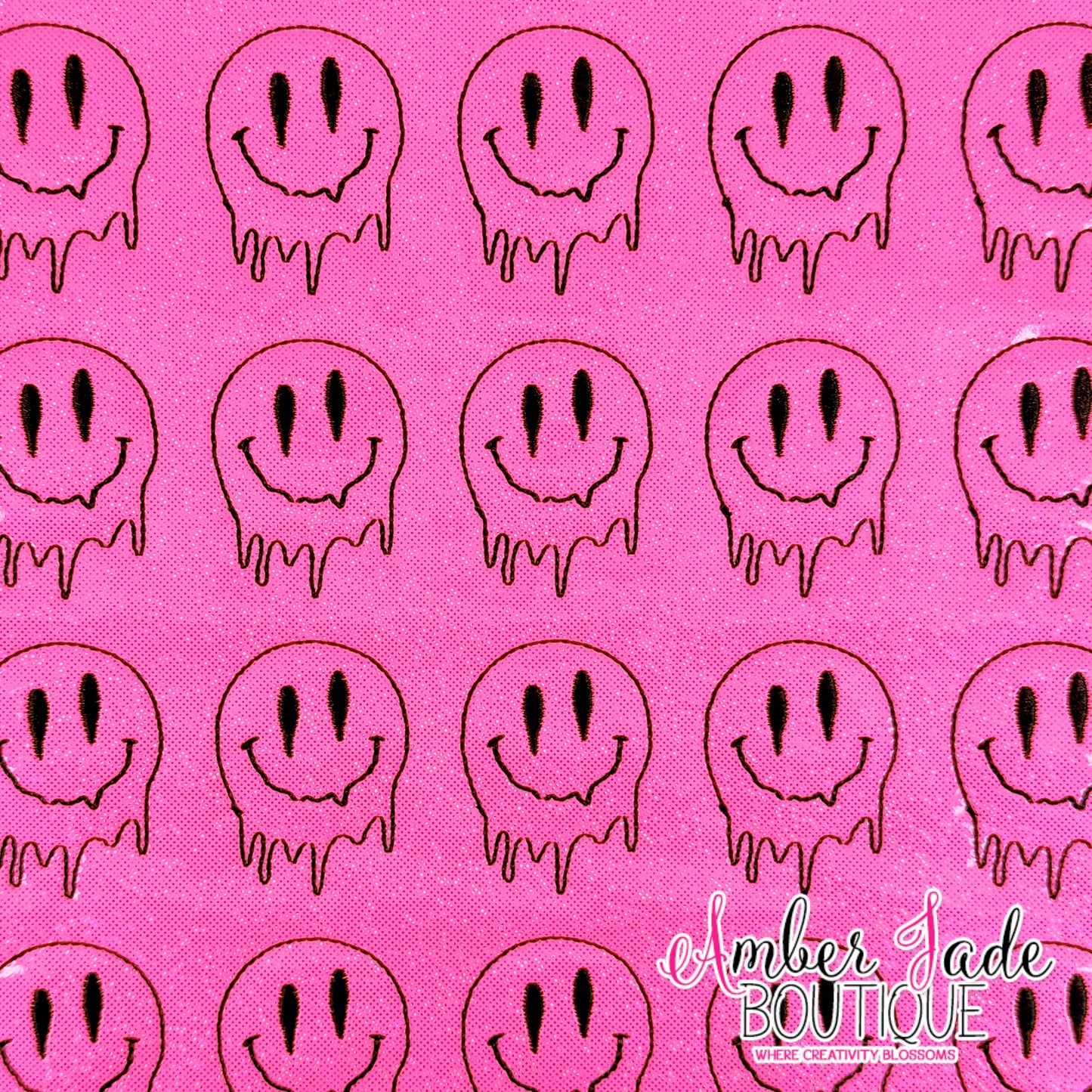 Melting Smiley - HOT PINK